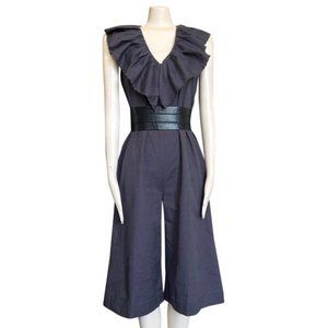 Maria Stanley Anthropologie Cascada Cropped Jumpsuit
